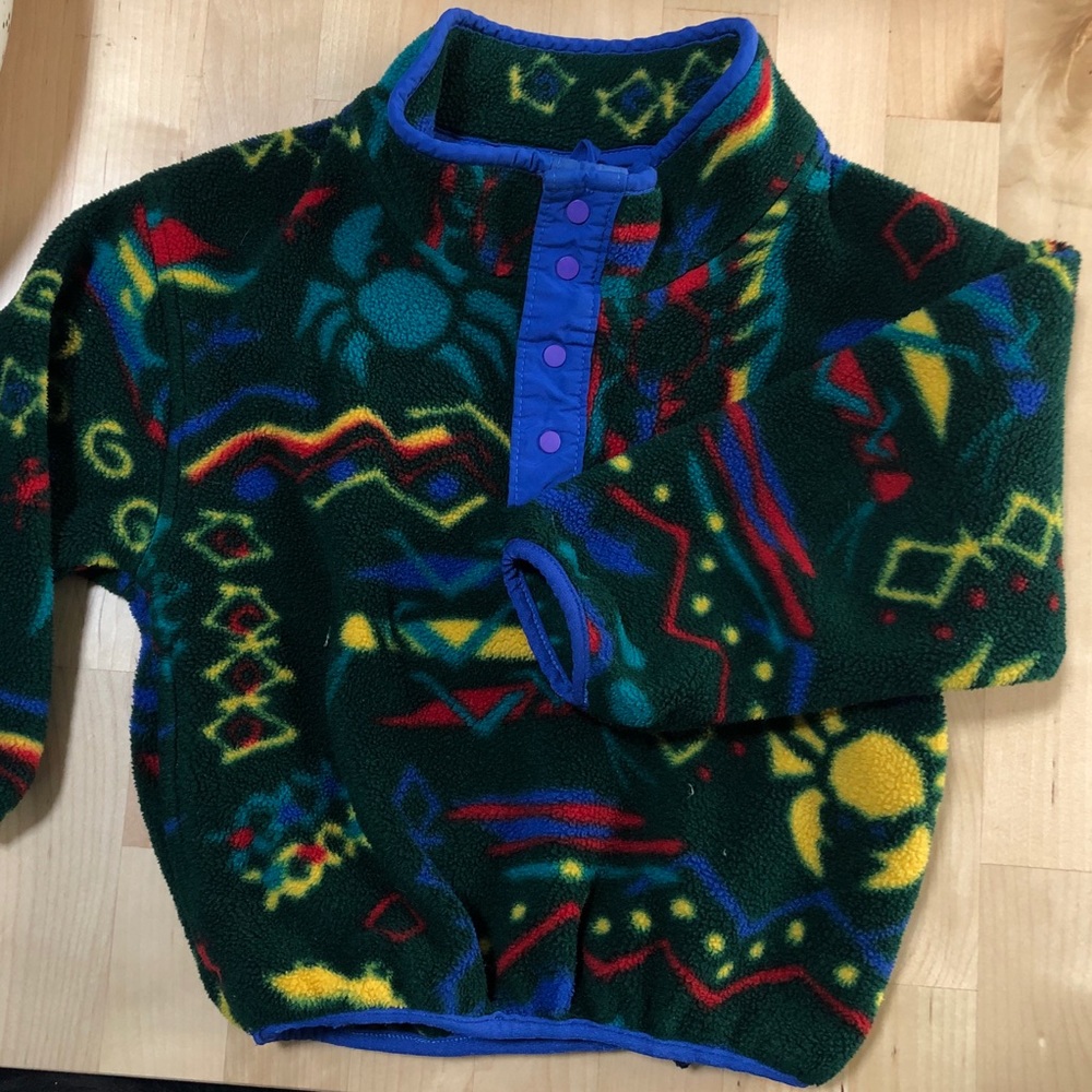 Kids vintage fleece LL Bean 3T
